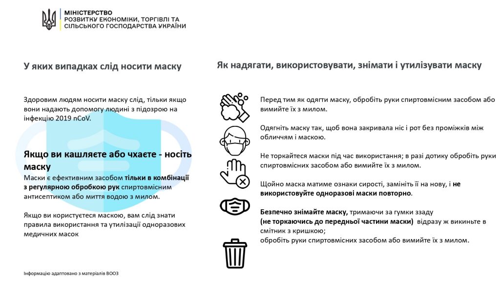7 порад для нової коронавірусної інфекції