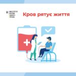 Здавати кров та її компоненти під час пандемії COVID-19 безпечно! Здавати кров та її компоненти під час пандемії COVID-19 безпечно!